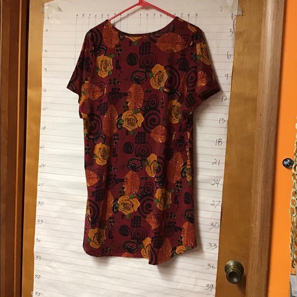 LuLaRoe women’s tunic  2XL  red - Picture 2 of 6